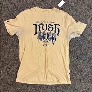 Notre Dame Football Irish 2024 Tan T-Shirt